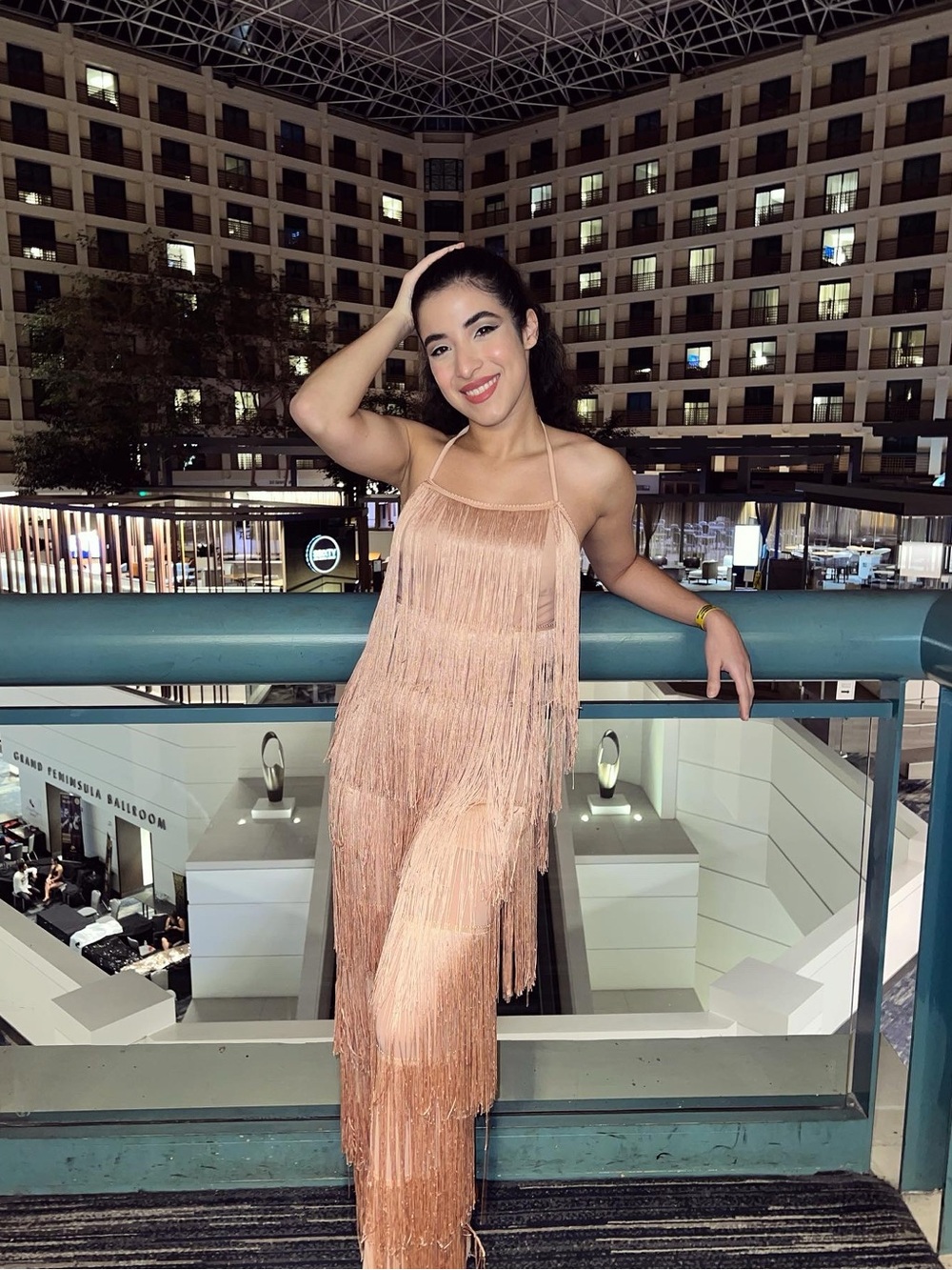 Pink Fringe Romper - Picture 3 of 8